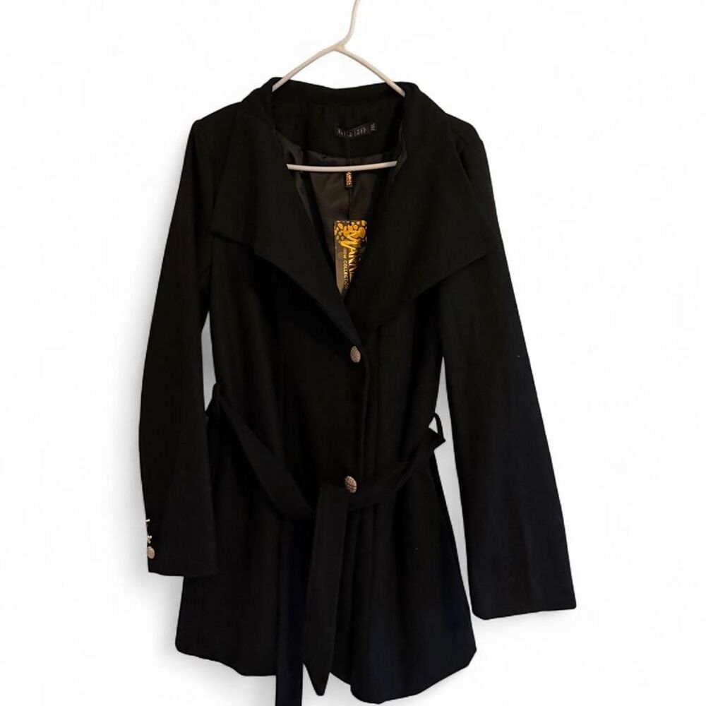 Women's Black Trench Coat